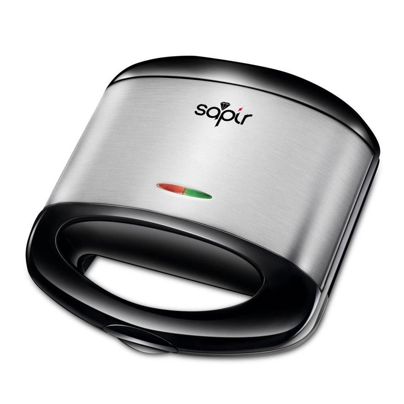Aparat de sandwichuri sapir sp 1442 al, 750 w, negru/inox